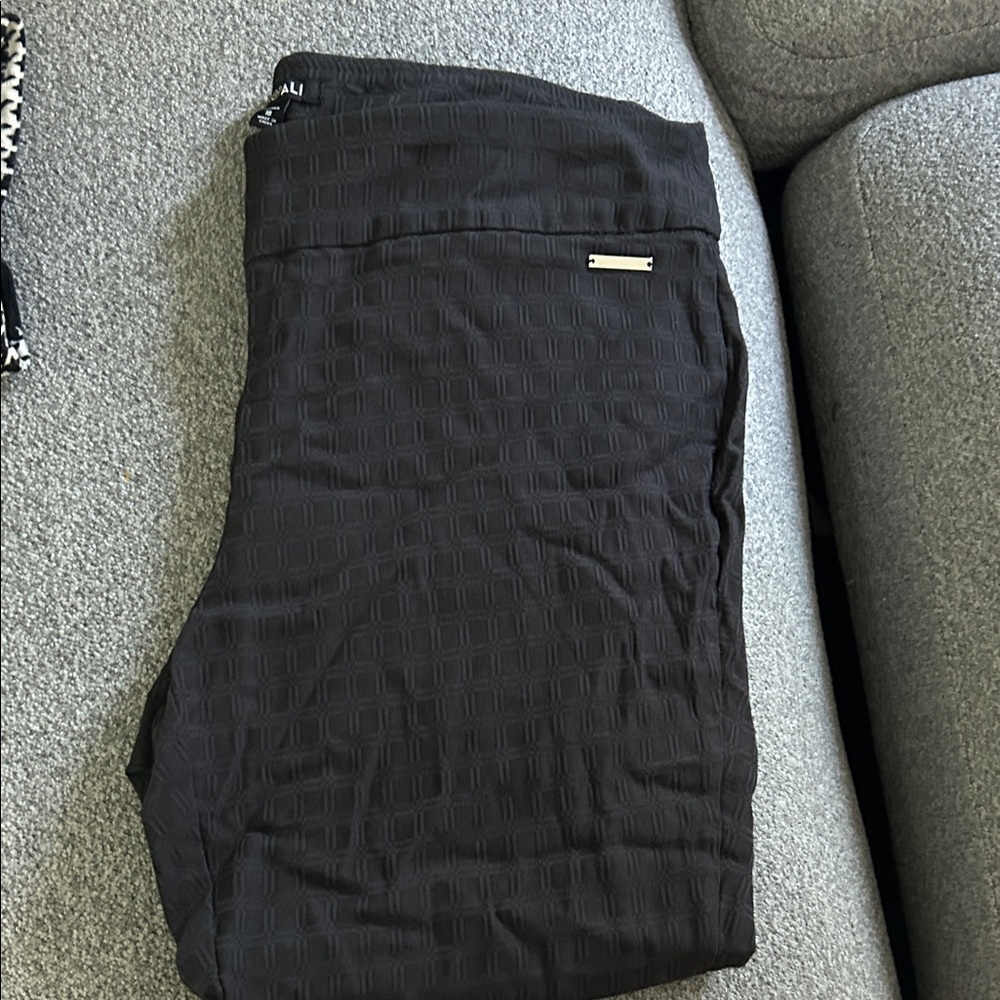 Dress Barn Black Straight-Leg Pants